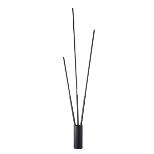 Piantana LED WANDS in metallo nero con funzione CCT 30W 164 cm. Piantana LED WANDS in metallo nero con funzione CCT 30W 164 cm.