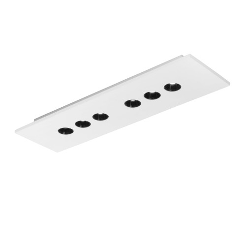 Plafoniera LED XICO in gesso bianco verniciabile 12x3W con CCT 70x20 cm. Plafoniera LED XICO in gesso bianco verniciabile 12x3W con CCT 70x20 cm.