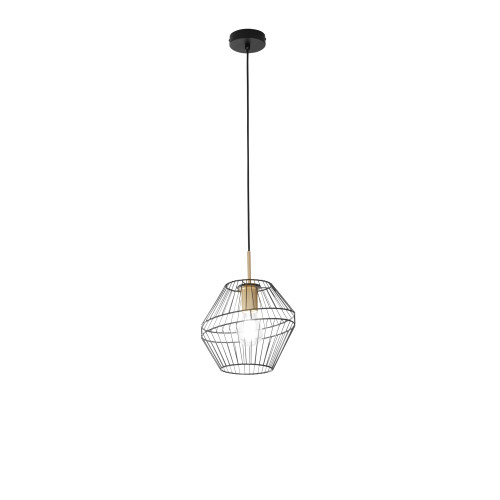 Sospensione KIKO in metallo nero e oro 25 cm. Sospensione KIKO in metallo nero e oro 25 cm.