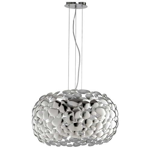 Lampadario a sospensione DIONISO in metallo cromato Lampadario a sospensione DIONISO in metallo cromato