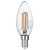 LAMPADINA LED FILAMENTO CANDELA E14 4W 470LM 6500K 300° 35X98mm 15000h CRI80