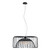 Lampadario a sospensione COUGAR in metallo nero 24W 4000K (luce naturale)