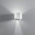 Applique LED da esterno DELTA in alluminio bianco 2X5W con CCT IP54 14 cm.