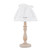 Lampada da tavolo LULLABY in legno con paralume in cotone
