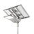 Faro stradale LED FEBO in alluminio argento con pannello solare 40W 4000K (luce naturale) IP65