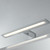 Applique da bagno LED WALLY in metallo cromato 8W 4000K (luce naturale)