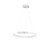 Sospensione semicircolare LED NAVEL in metallo effetto marmo con CCT 60 cm.