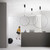 Sospensione LED TOORX in alluminio bianco 30W con funzione CCT 60 cm.