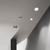 Faretto ad incasso LED COB QUARK in alluminio bianco con funzione CCT e predisposizione DALI 12W