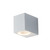Applique da esterno QUBO in alluminio bianco IP54 9.3x8x6.7cm.