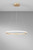 SOSPENSIONE LED AXIS ORO 31W 3300LM CCT 60X150CM