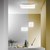 Plafoniera LED HYPNOTIC in alluminio bianco 74W con interruttore CCT 47x47 cm.
