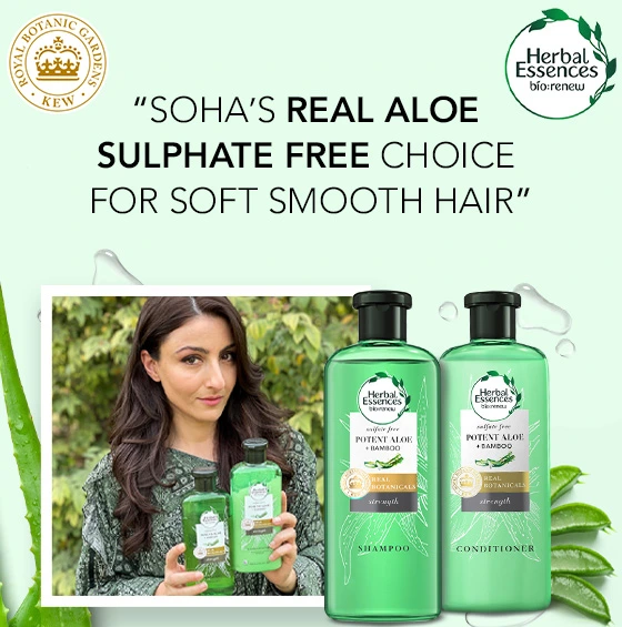 Herbal Essences Hair Strengthening Sulfate Free Potent Aloe Vera + Bamboo  Natural Conditioner for Dry Hair 400 ml Online at Best Price, Conditioners