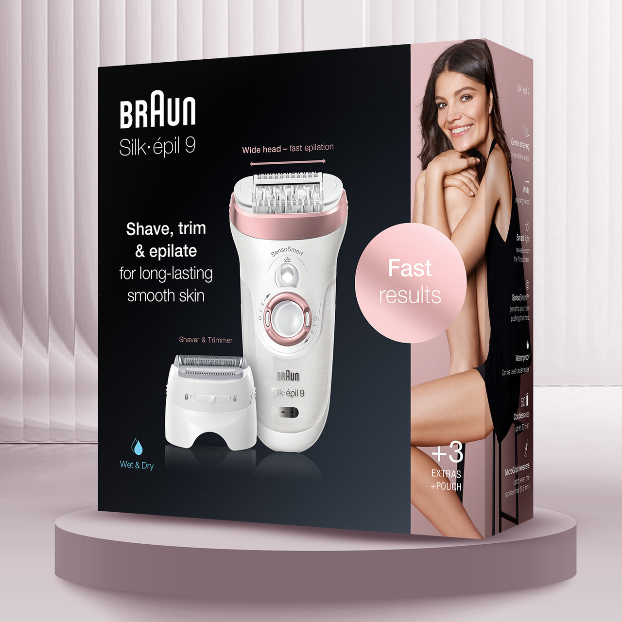 Braun IPL Silk Expert Pro 5 PL5137 Generation IPL, Permanent Visible Laser  Hair Removal for Women and Men with Deluxe Pouch, Venus Razor and Precision 