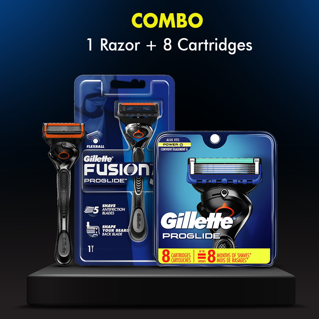 Gillette Mach3 Turbo Men’s Razor with Flexball Technology | Pack of 1 Razor