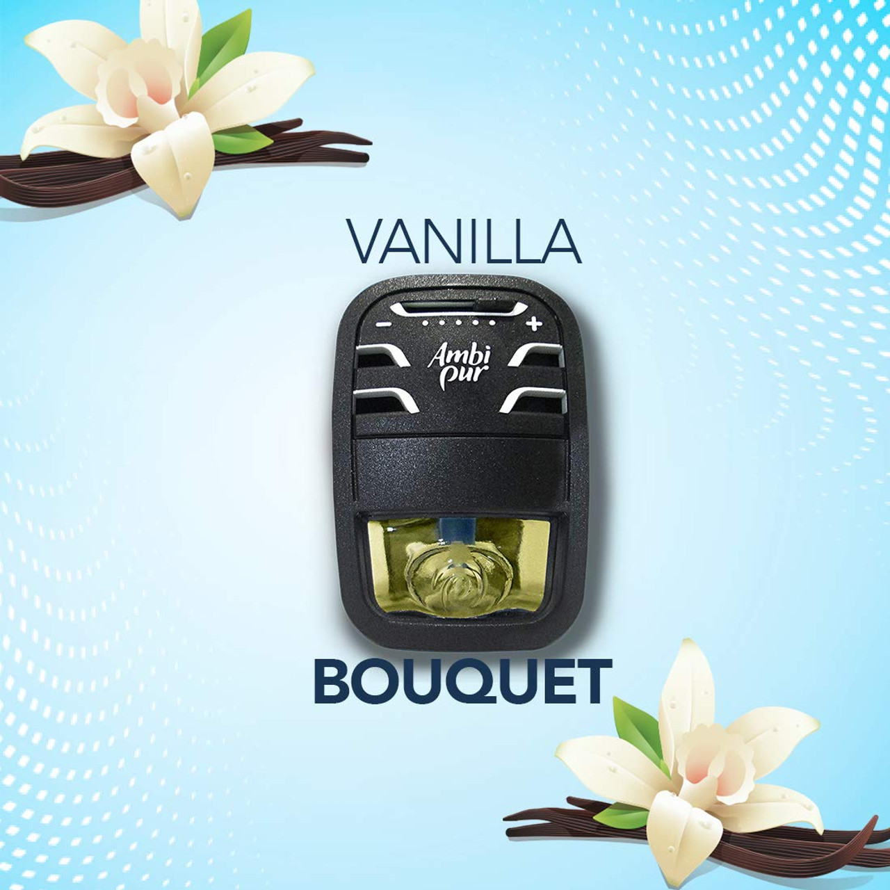 Ambi Pur Vanilla Bouquet Car Air Freshener Refill (7.5 ml) - Ambi pur