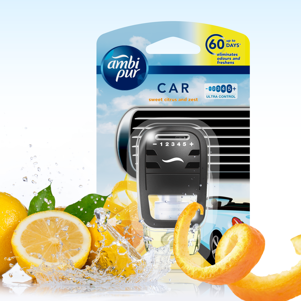 Concept Car Perfume Fresh Lemon Air Freshener for Car Freshener