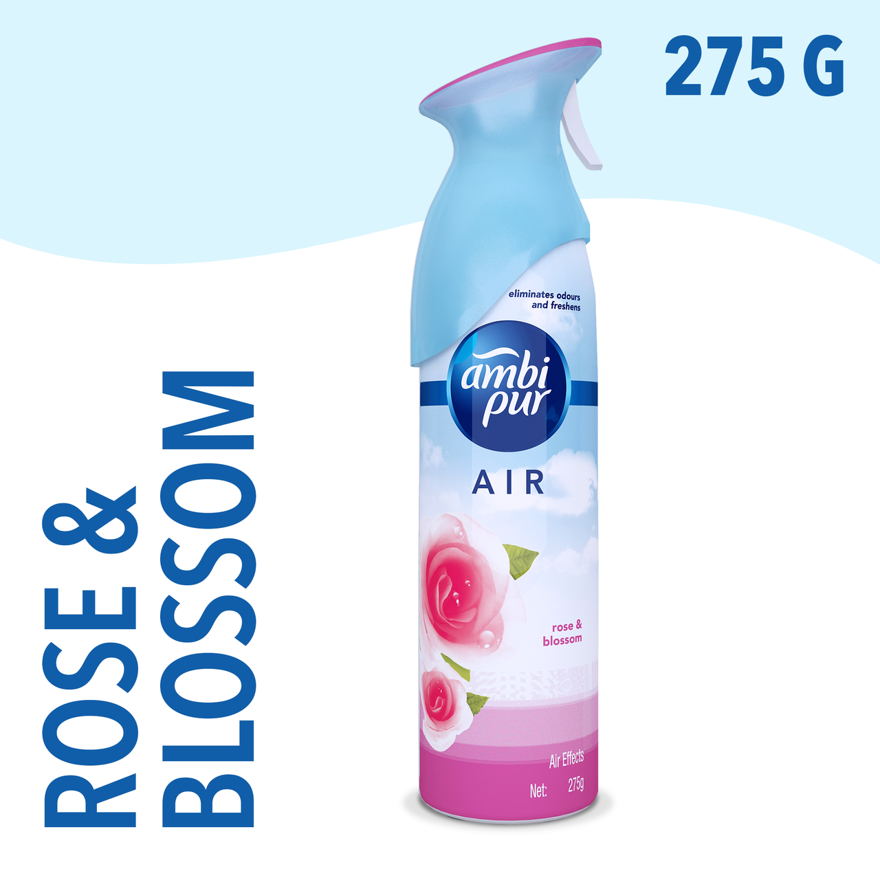 Ambi Pur Air Effect Rose and Blossom Air Freshener - 275 g