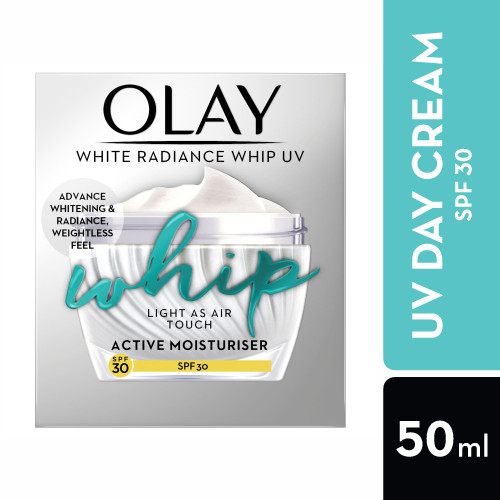 Olay White Radiance Whip Day Cream - UV SPF 30 , 50 ML
