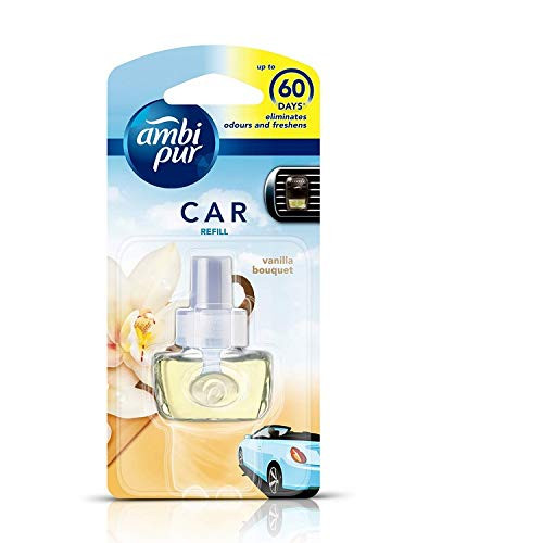 Ambi Pur Vanilla Bouquet Car Air Freshener Refill (7.5 ml)