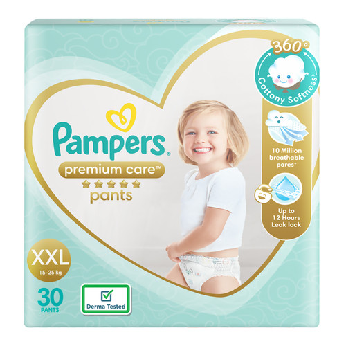 Pampers Premium Care Pants Diapers, XX-Large (30 Count)