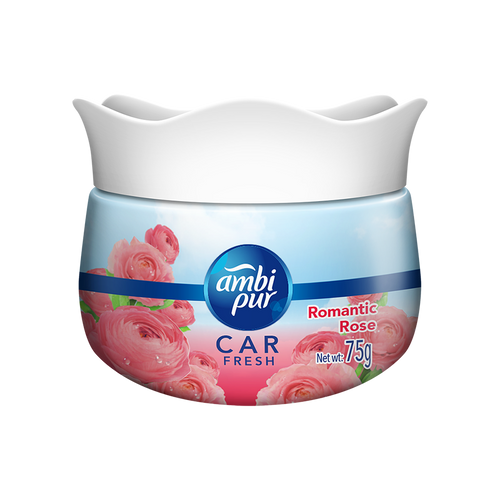 Ambi Pur Car Freshener Gel – Romantic Rose 75 g