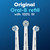 Oral B Sensitive Clean Refills, Original Replaceable brush head for Oral B Electric Toothbrushes, Pack of 2