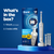 Oral B Vitality 100 White Criss Cross Electric Rechargeable Toothbrush Powered By Braun & Oral B CrossAction Power Toothbrush Replacement Head (Soft)