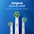 Oral-B Cross Action Toothbrush Heads Pack Of 2 Replacement Refills For Electric Rechargeable