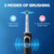Oral-B Vitality 100 Black Criss Cross Electric Rechargeable Toothbrush Powered By Braun