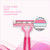 Gillette Venus Simply Venus Pink Hair Removal for Women , 5 razors (B4G1)