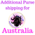 Additional Purse Shipping for Australia