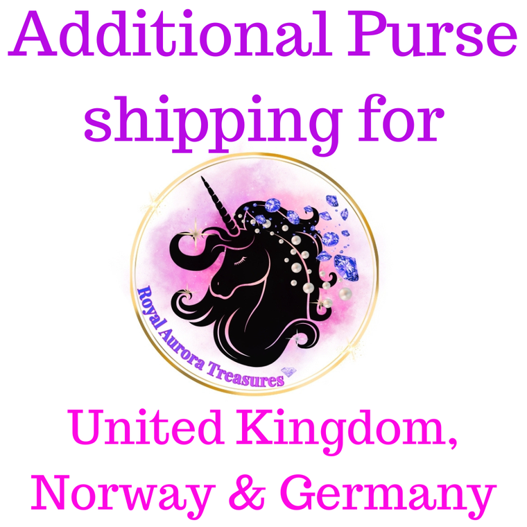 Additional Purse Shipping for the United Kingdom, Norway & Germany