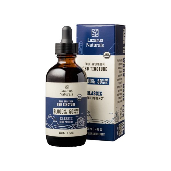 Lazarus Naturals: High Potency Full Spectrum Tincture - Classic