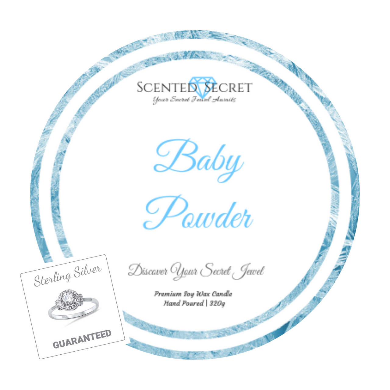 Scented Secret Baby Powder Candle Scented Secret