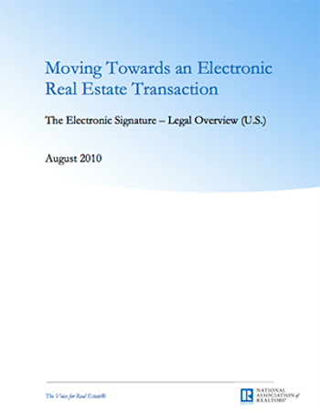 Legal Overview of Electronic Signatures - Download