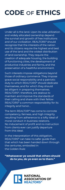 2026 Code of Ethics Bookmarker (Digital Download)