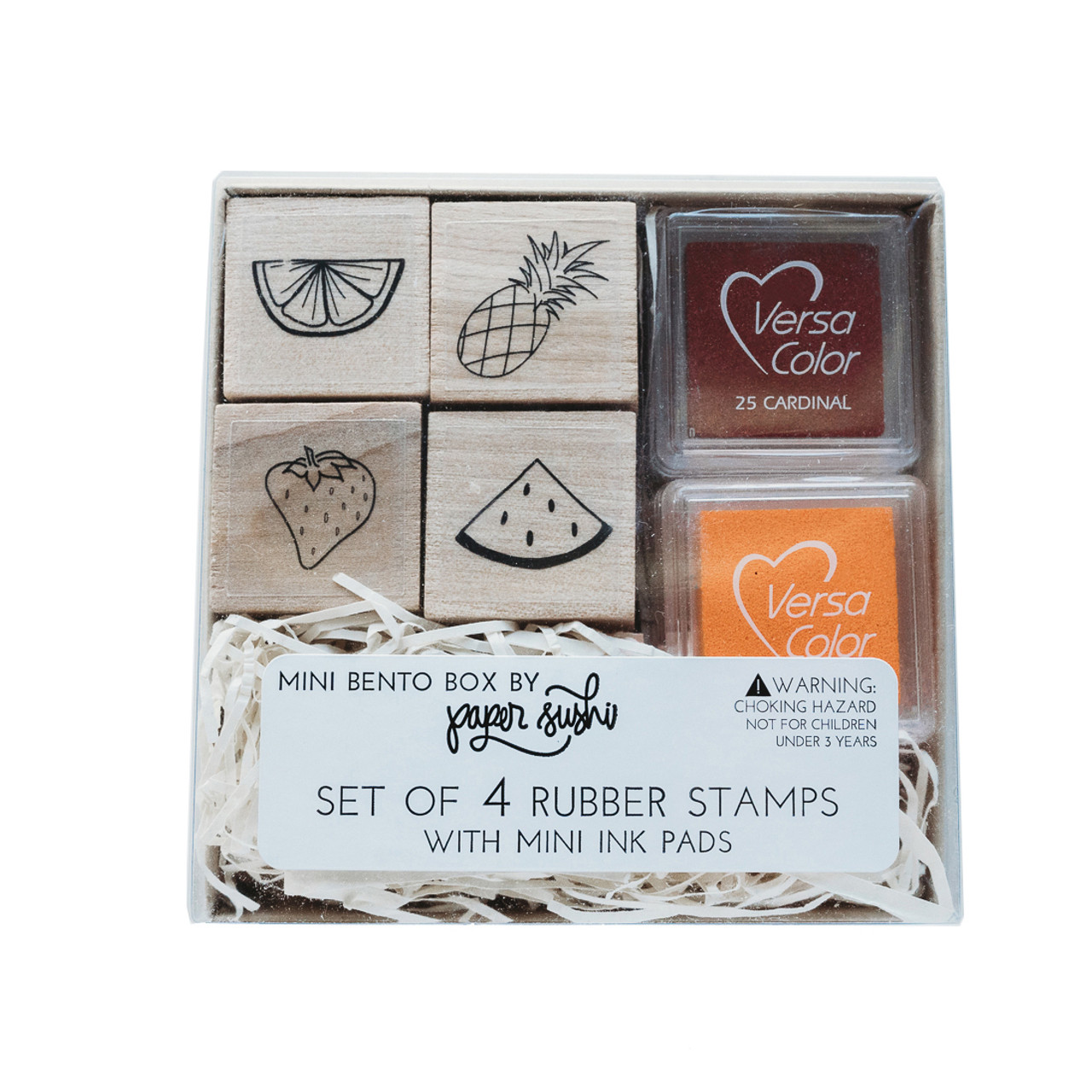 Fruit Bento Box Stamp Set by Paper Sushi