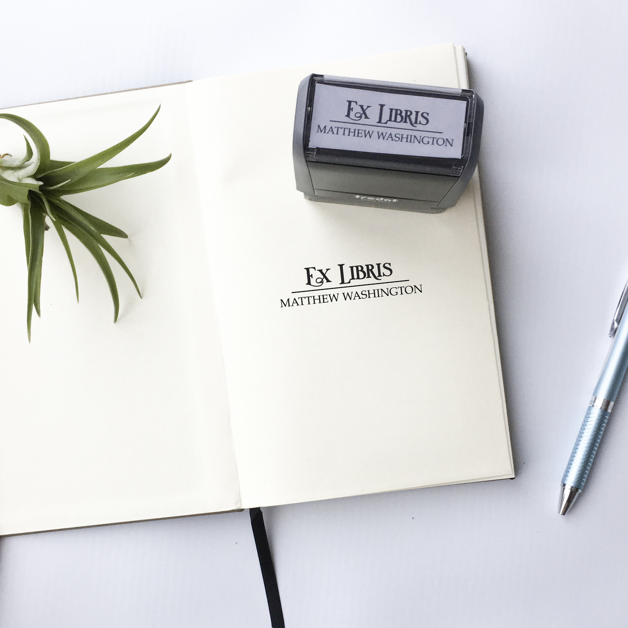 Elegant Classic Custom Bookplate Stamp By Paper Sushi Elegant Classic Custom Bookplate Stamp By Paper Sushi