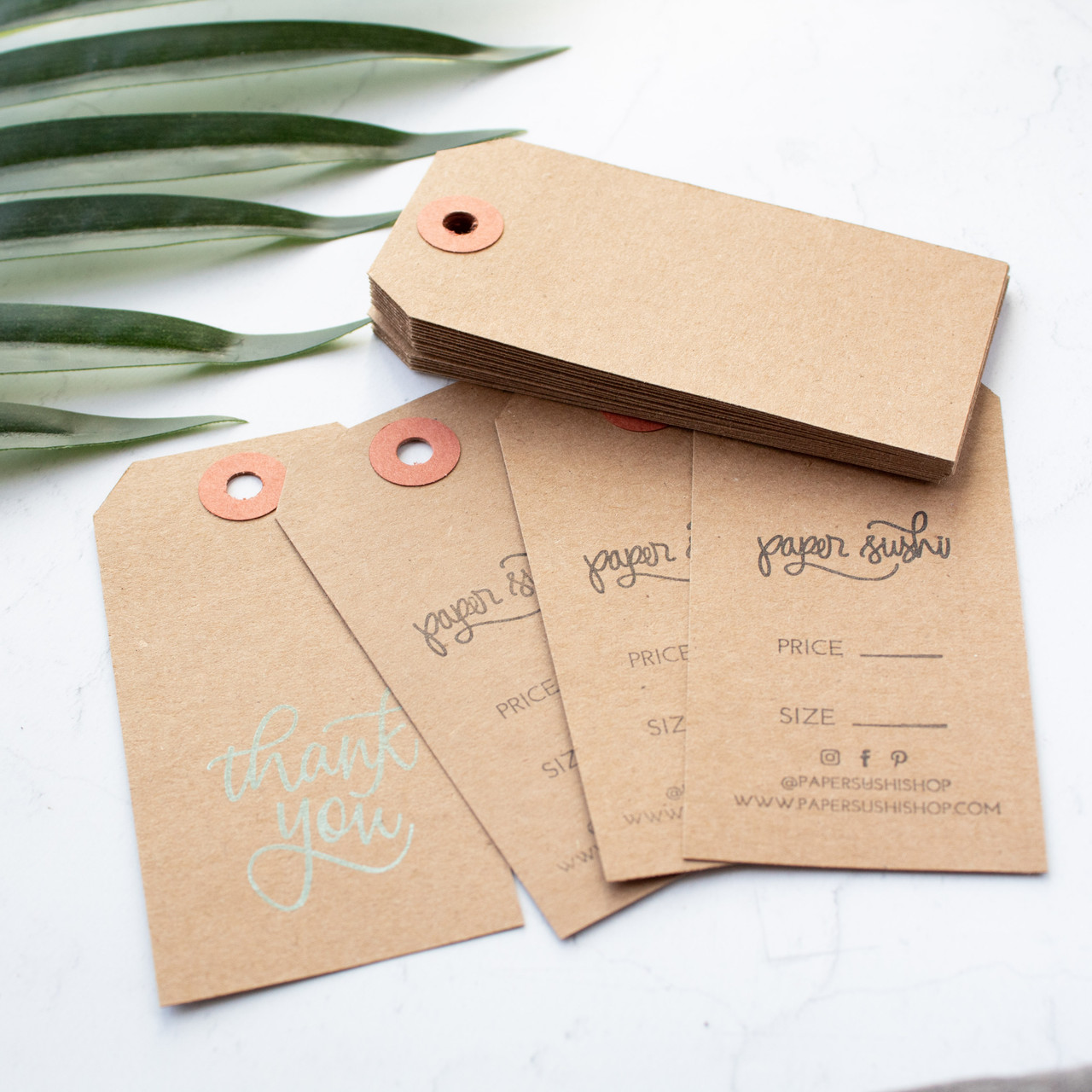 Wholesale 100Pcs Blank Kraft Paper Gift Tags 