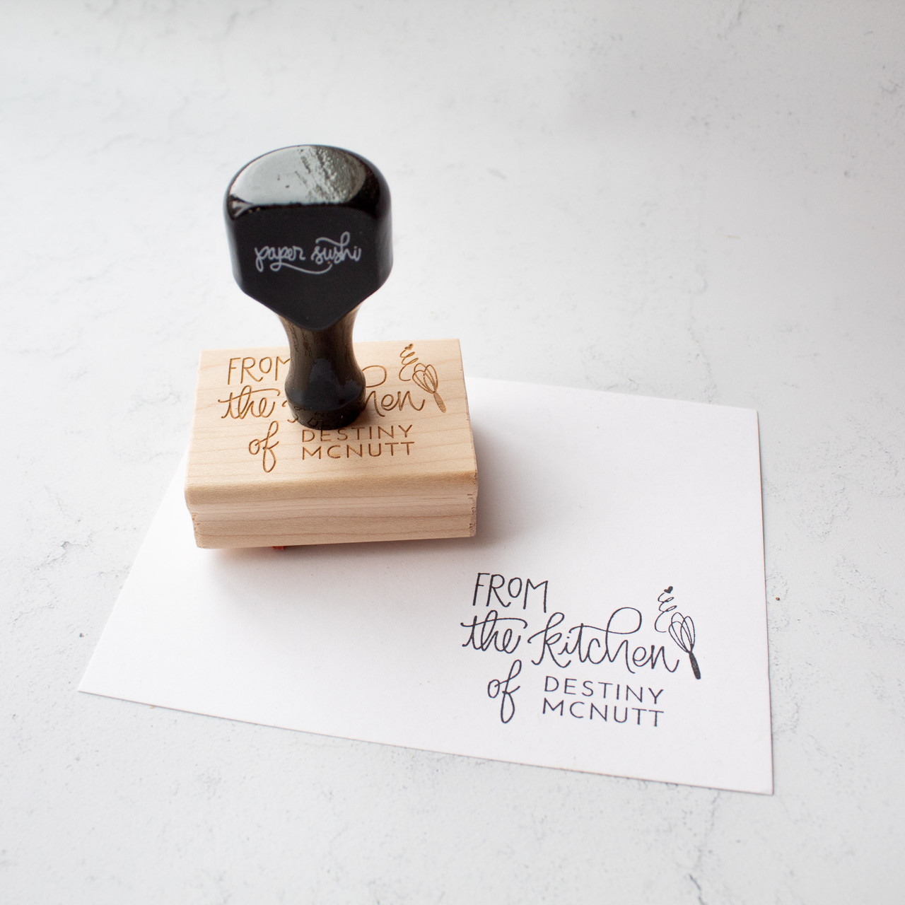 Loyalty Rubber Stamp, Mini Stamp, Logo Stamp, Custom Stamp