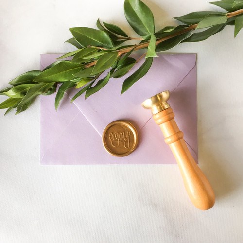 Custom wax seal stamp by Paper Sushi #waxseal