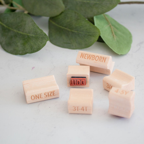 Custom sizing stamps by Paper Sushi