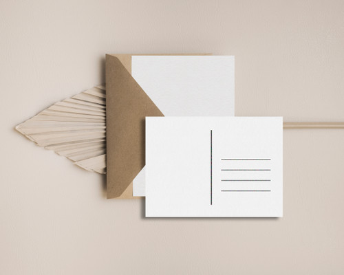 Postcard stamp for snail mail by Paper Sushi