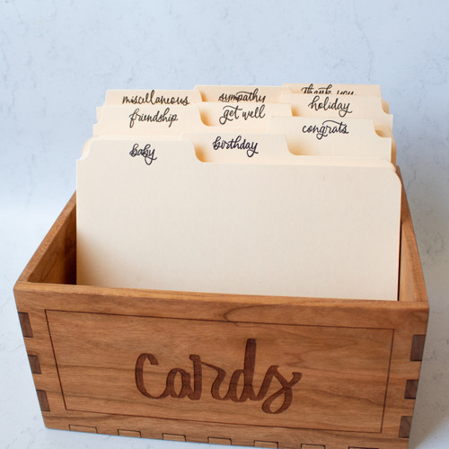 card chest greeting cards