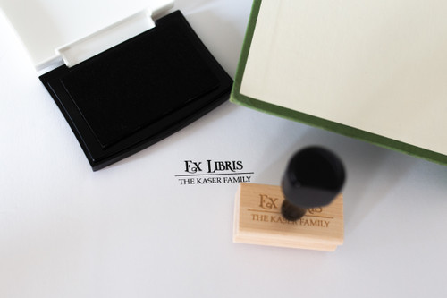 Elegant Classic Custom Bookplate Stamp By Paper Sushi Elegant Classic Custom Bookplate Stamp By Paper Sushi