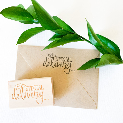 Special Delivery rubber stamp by Paper Sushi #happymail #rubberstamp #specialdelivery