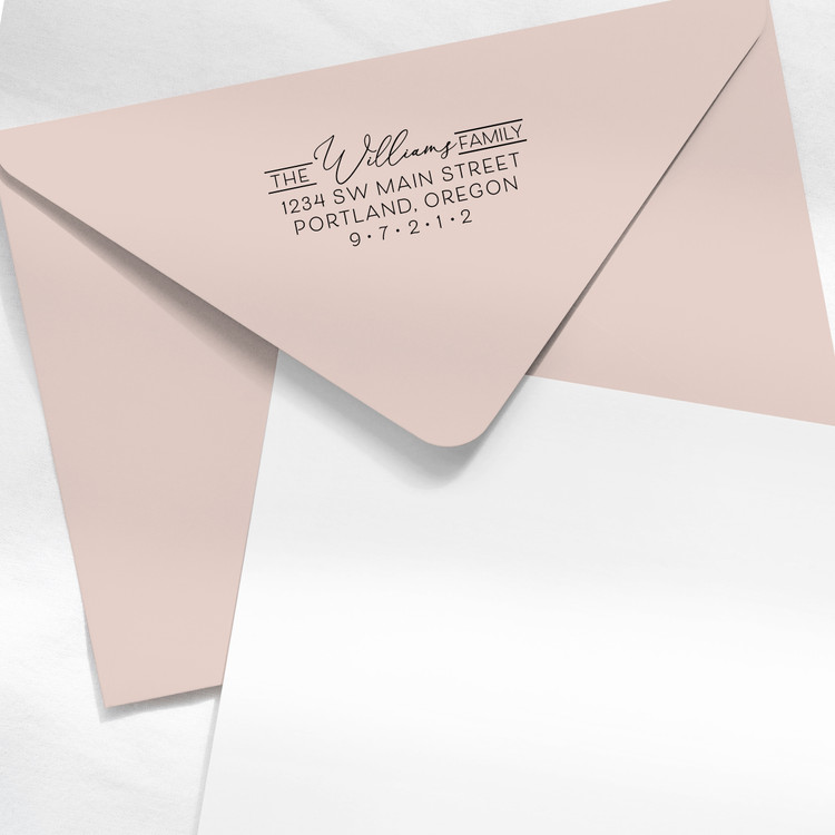 Family Address Stamp
