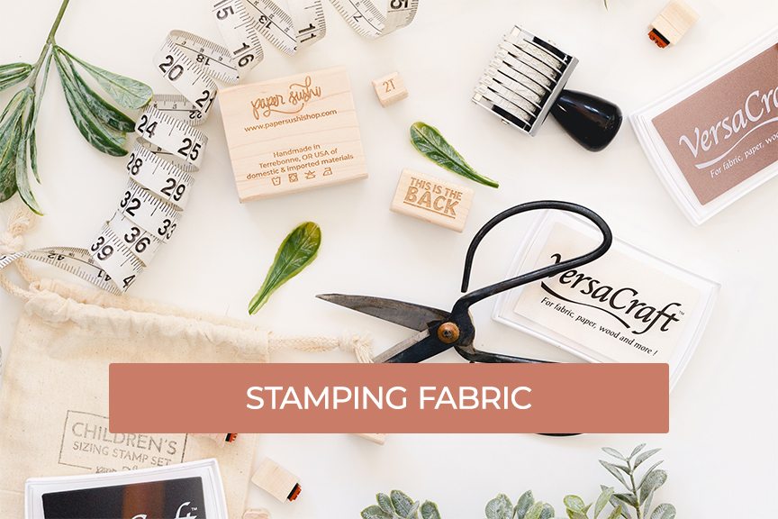 Custom Logo Stamp by Paper Sushi