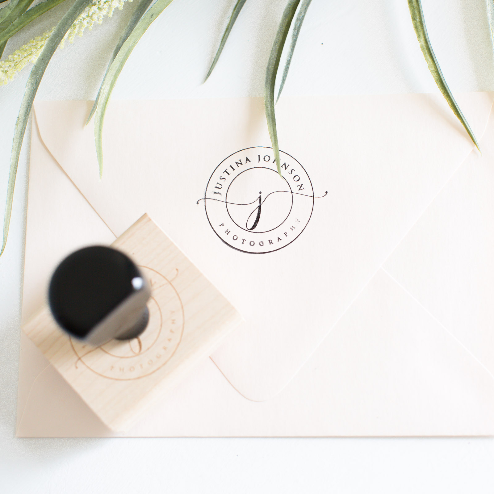 Custom Logo Stamp by Paper Sushi